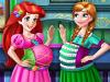 Juego de Para Chicas Ariel and Anna Pregnant BFFs