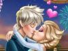 Juego de Para Chicas Elsa Valentine's Day Kiss
